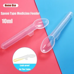 Baby Oral Liquid Medicine Spoon 10ml Toddler Medication Graduated Dispenser With Scale Newborn Safe Food Medicine Feeder Spoon