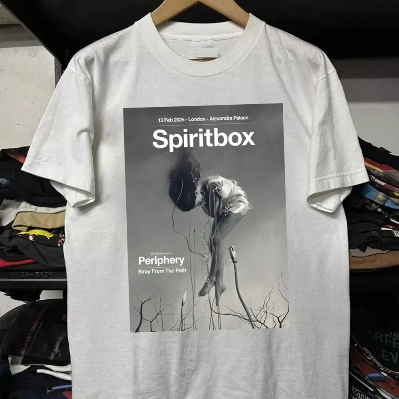 SPIRITBOX 2025 T-Shirts schwarz Männer und Frauen T-Shirt Größe S 5XL UR901