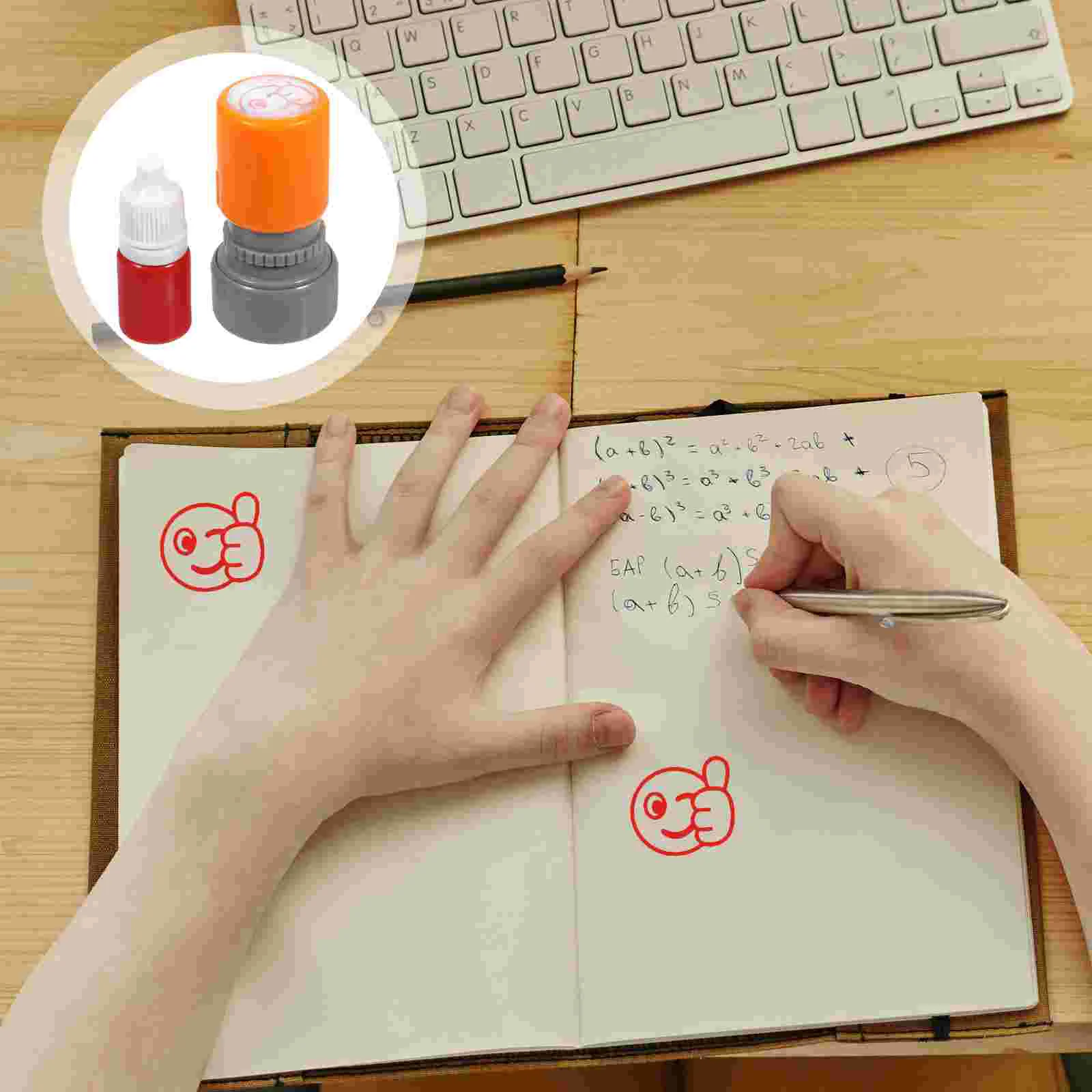 Teacher Seal Supplies for Classroom Elementary Stamps Praise School Plastic Encourage Children Postage