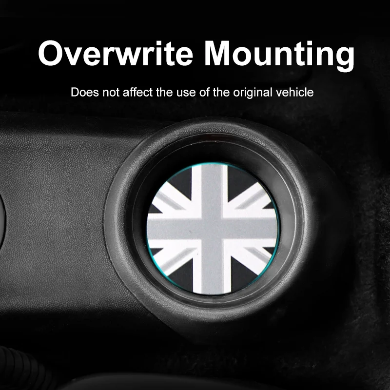 لميني كوبر R56 R55 كلوبمان 2007-2013 نسخة الوقود وسادة القهوة تخزين الأخدود حماية كوستر كوب السيارة المضادة للانزلاق وسادة حصيرة #5