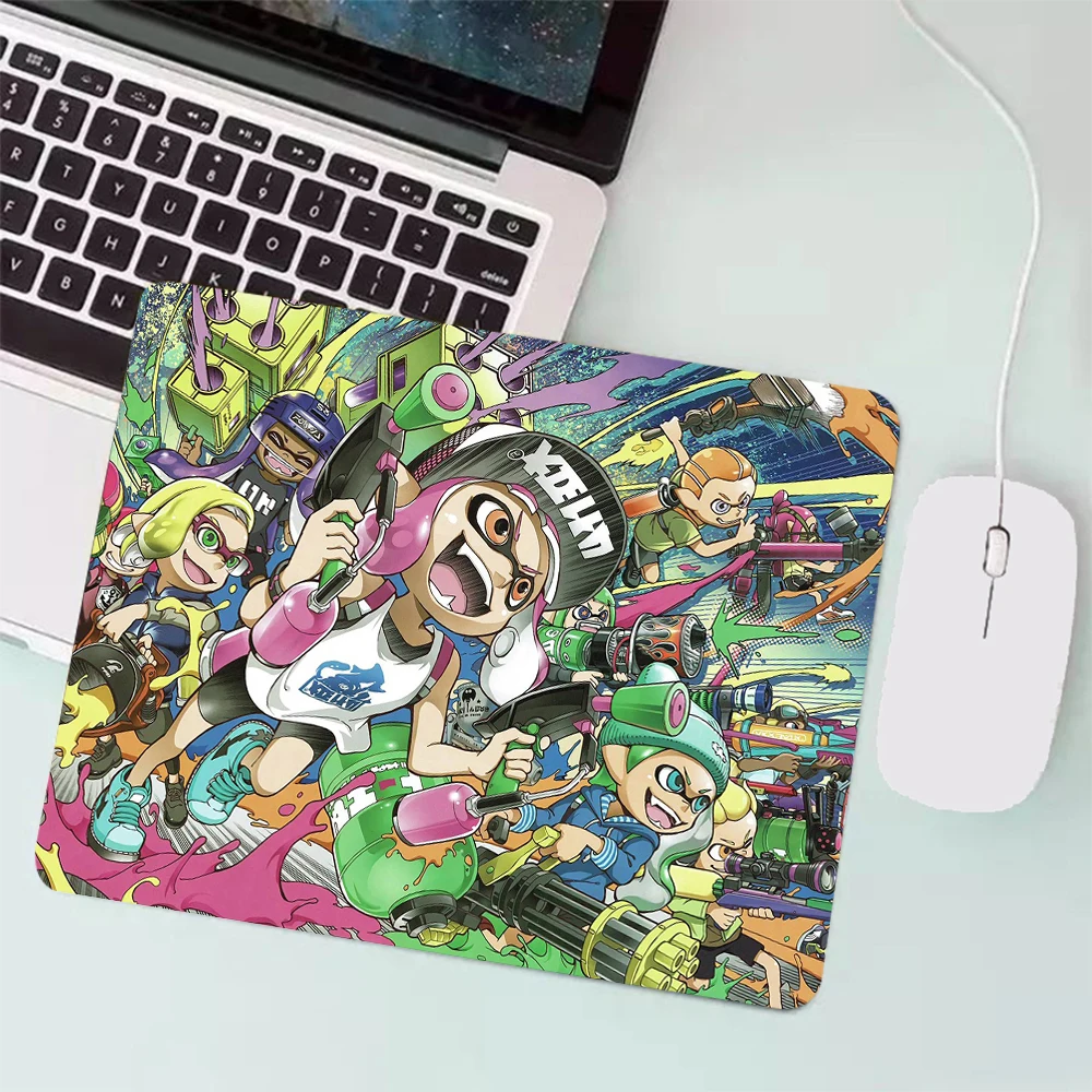 Splatoon 2 Small Gaming Mouse Pad PC Gamer Keyboard Mousepad Computer Office Mouse Mat Laptop Carpet Anime Mause pad Desk Mat