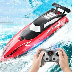 2.4GHz Dual Propeller High Speed Remote Control Boat Electric Boat Children's Remote Control Boat Toy