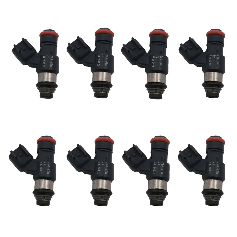 

8pcs Fuel Injector Nozzles 12609749 for GMC SIERRA YUKON CADILLAC ESCALADE CHEVROLET SILVERADO TAHOE