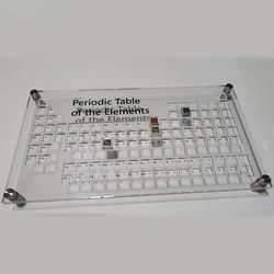 Acrylic Box, Periodic Table of Elements 10mm Cube Container, Desktop Decoration Collection Ornaments
