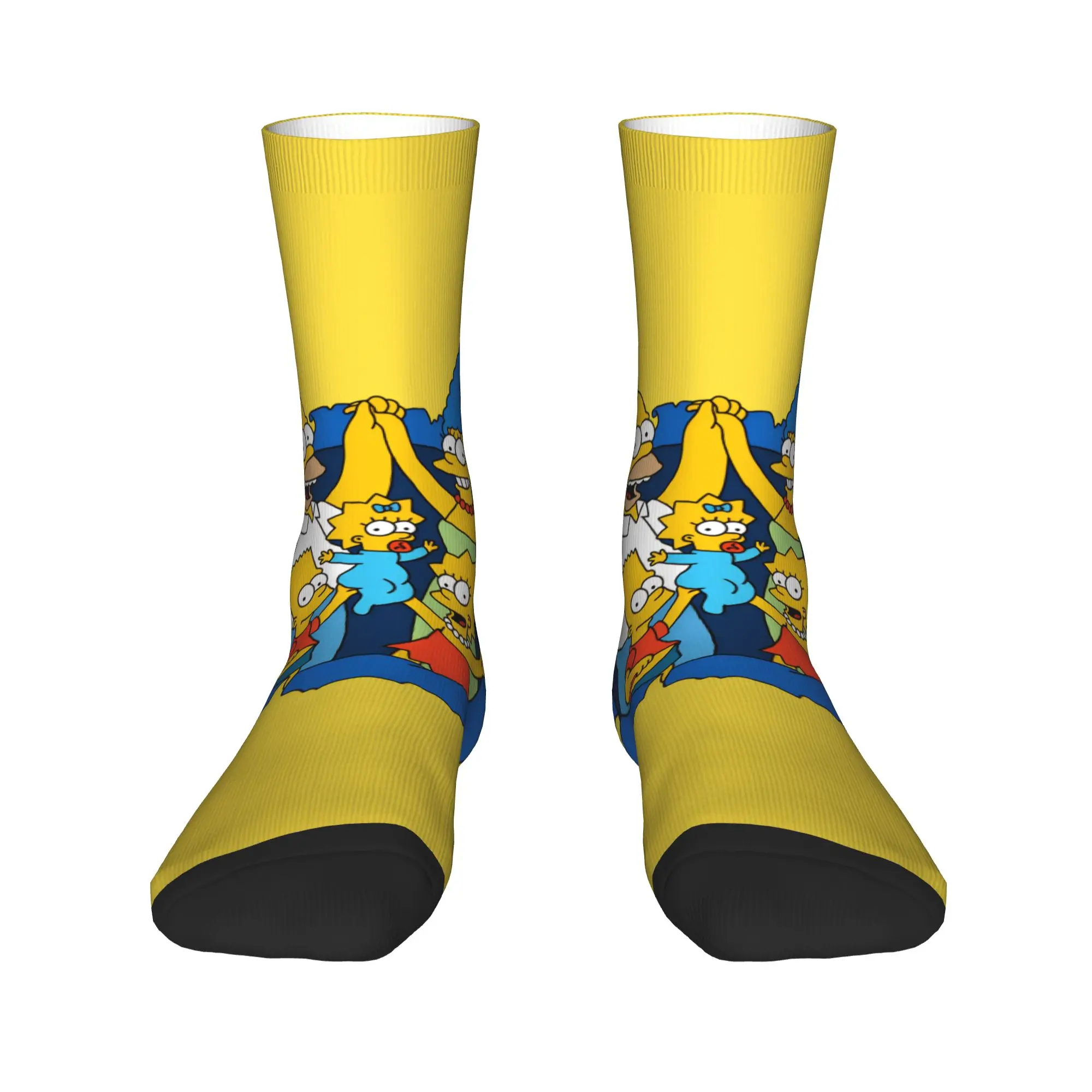 Socks The S-Simpsons Non Skid Stockings Adults Men Warm Soft Running Sports Socks Autumn Fashion Design Socks