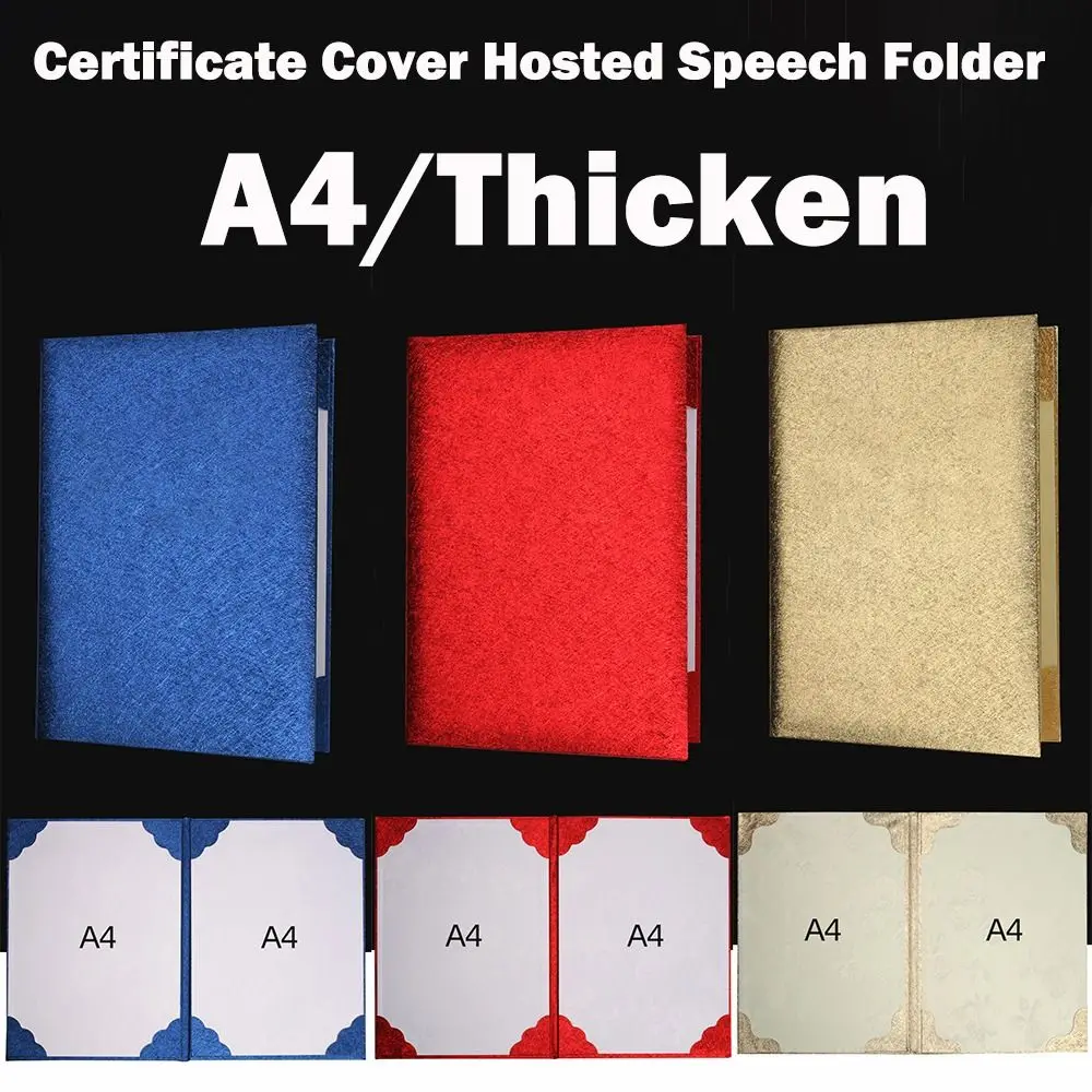 

New Paper Blank Folder A4 Thicken Paper Cover Case Cover
