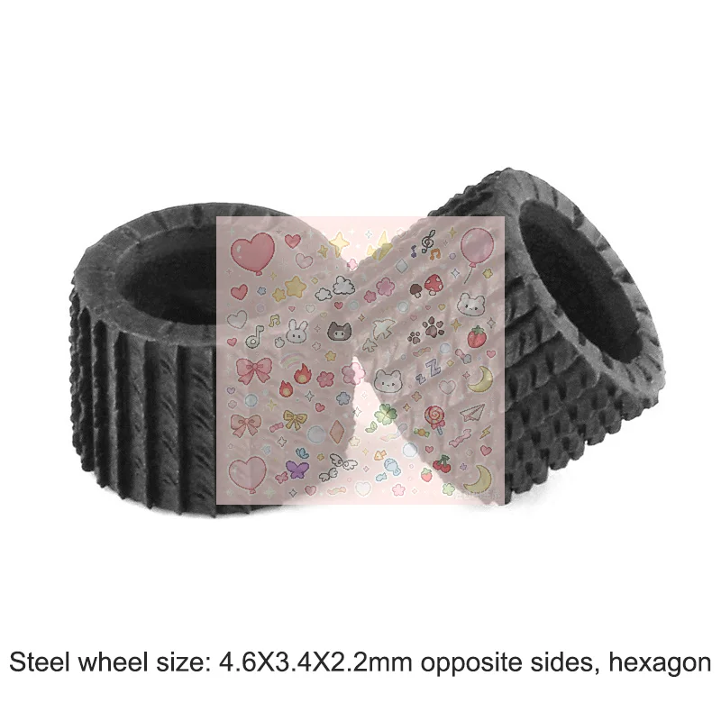 1pc High Quality Deep Toothed Replacement Steel Wheel For Gas  Repair Parts 4.6*3.4*2.2mm