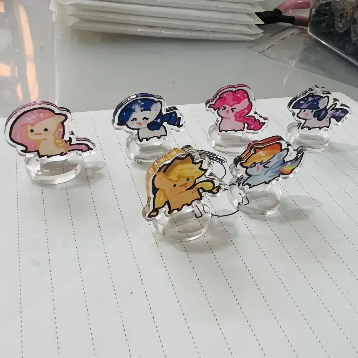 

2026 My Little Pony Related Mini Standing Signs for Desktop Decoration - A Touch of Sweetness for Your Space as a Gift