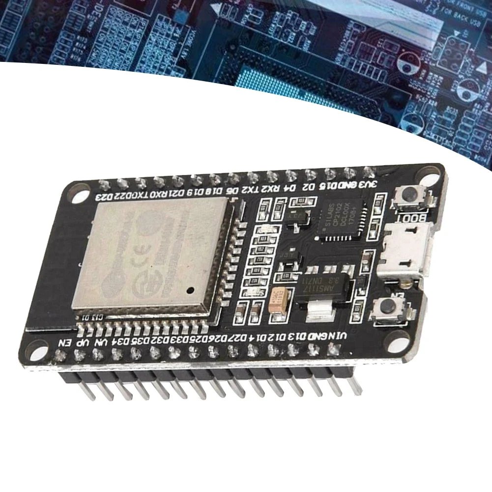 Placa de desenvolvimento ESP32 Dual-Core, ESP-32 Module, ESP-32S Module, CH9102X, WiFi e BT, consumo de energia ultra baixo