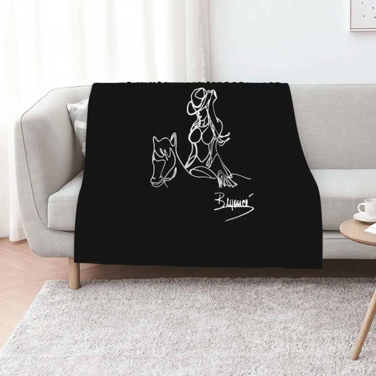 

Renaissance Minimalist Line 2 - Beyonce Throw Blanket Softest Luxury Thicken Decoratives Polar Blankets