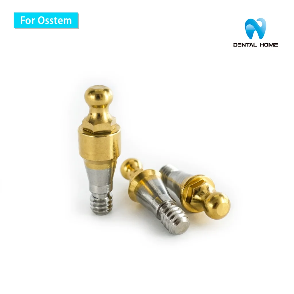 For Osstem Ball Abutment Dental Implant Screw Retained over Denture Ball Attachment for Osstem Implant