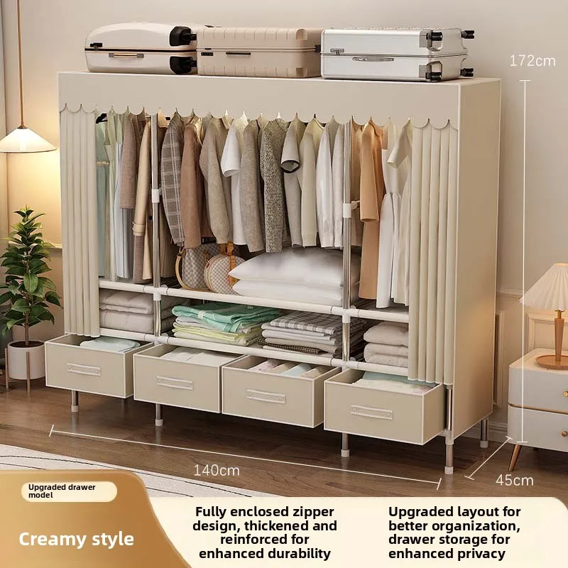 Armoire Portable avec Housse, - Wardrobe Closet Portable Fabric Cover avis et prix