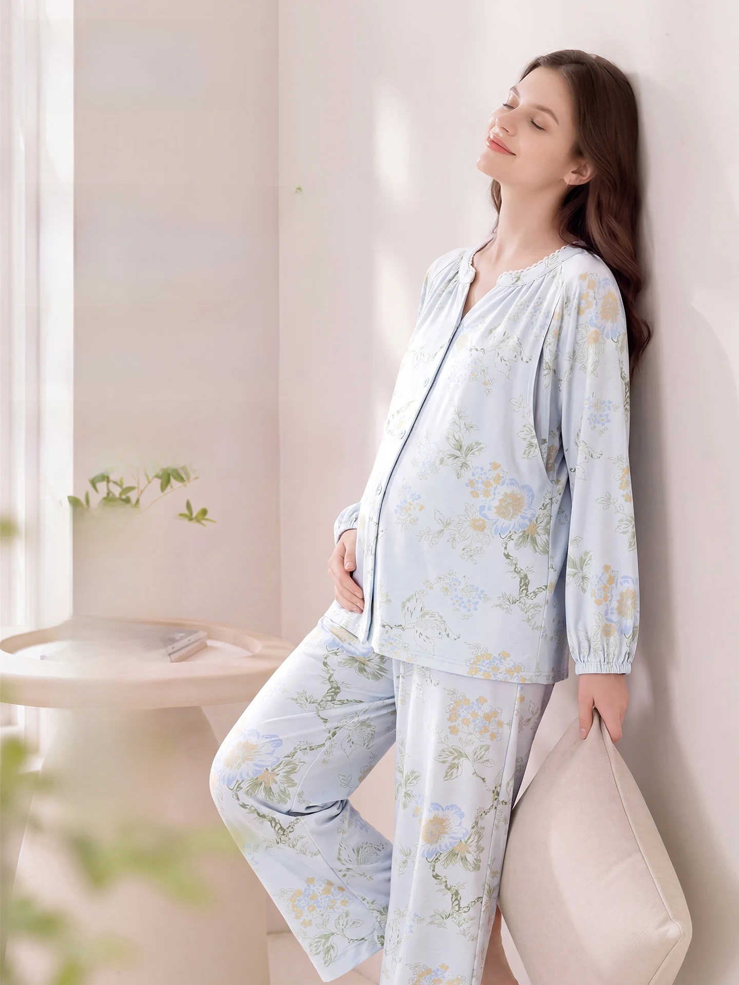 pijama-de-maternidad-de-algodon-puro-para-dormir-y-lactar-ropa-de-casa-con-almohadilla-para-el-pecho-absorbente-de-sudor-corte-holgado-manga-larga