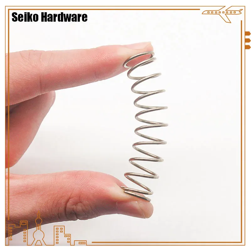 Description Picture 6 of item304Stainless Steel Wire Diameter 1.8 mm OD 10mm-25mm Length 15mm to 100mm Y-type Rotor Return Micro Compression Pressure Spring