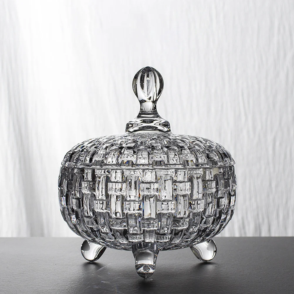 Glass Container Cereals Containers Jewelry Holiday Cookie Jars Decorative Candy