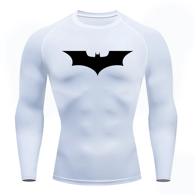 Men's outdoor training T-shirt, running sweatshirt, gym, fitness, tight compression T-shirt, elastic, breathable, innovative