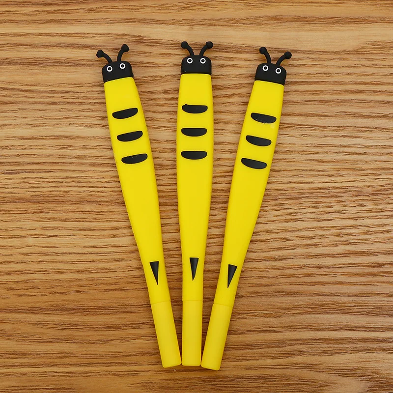 48PCS Creative Fun Stationery Silicone Styling Pen Student Writing Exam Office Signature Neutral Pen Flower Pen Spot