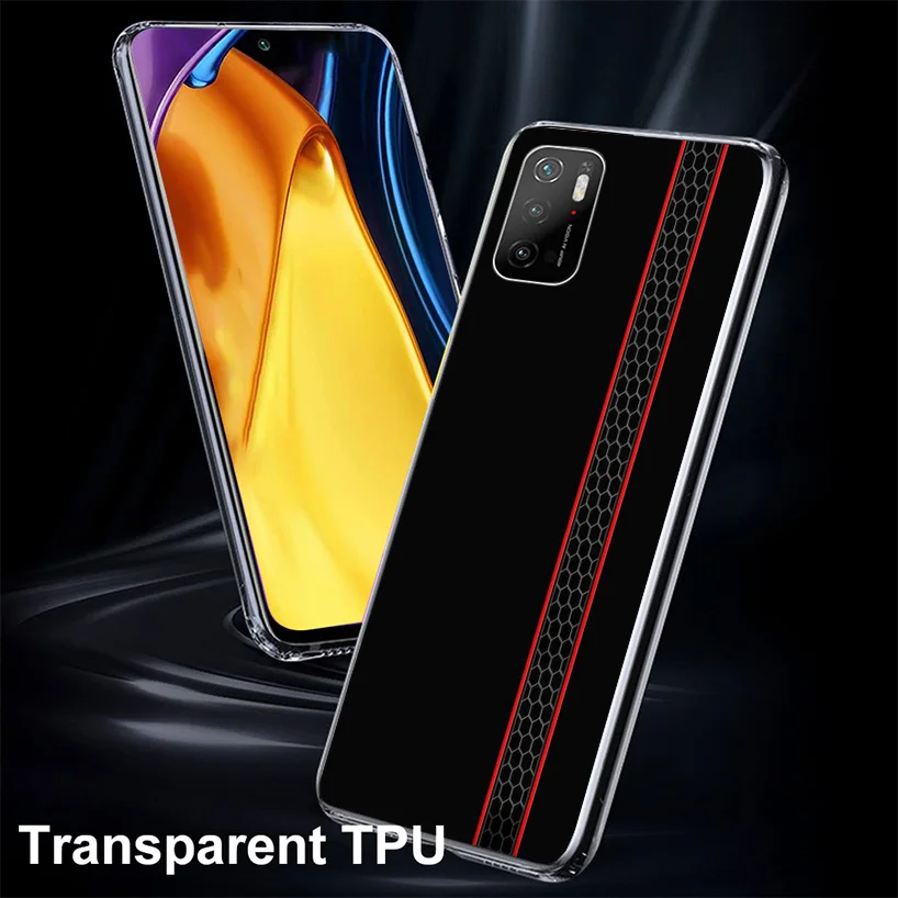 Sport Car Golf R 7 Phone Case For Xiaomi Poco X6 X5 X4 X3 Nfc F5 F6 Pro F3 F2 F1 F4 Gt M5S M4 M3 M2 Soft Coque Cover X3 Nfc X4 G