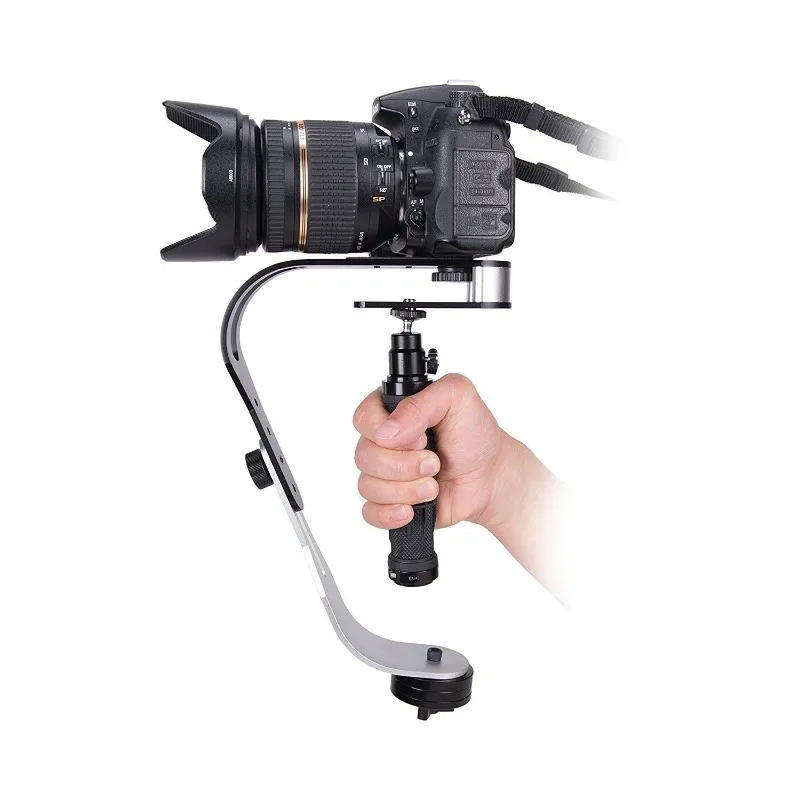 DSLR Camera Bow-shaped Handheld Stabilizer for Mobile Phone Mirrorless Action Cameras