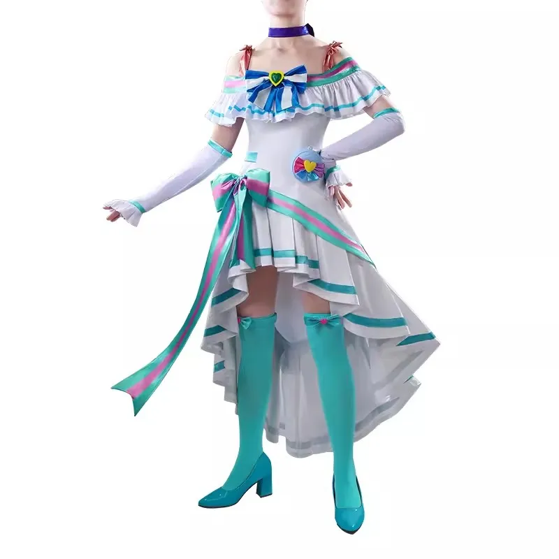 COS-HoHo أنيمي رائع بريكيور! علاج ليليان فستان أنيق جميل زي تنكري لحفلة الهالوين لعب الأدوار