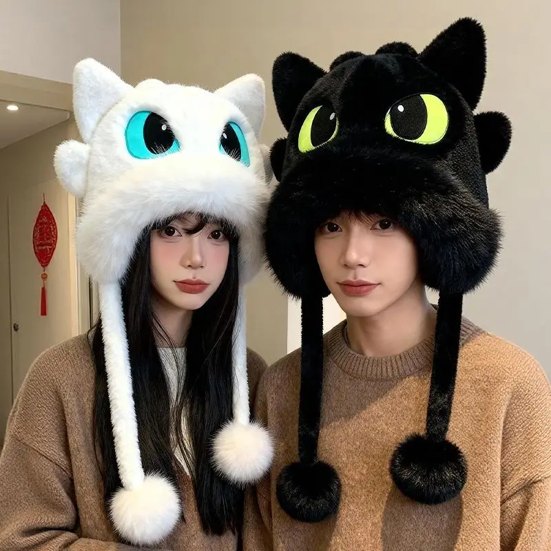 New Toothless Creative Hats Cosplay Supplies Cartoon Derivative Peripheral Caps Warm Hat Cute Accessories Children Birthday Gift