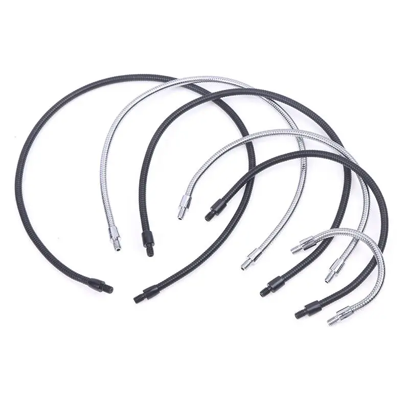 Flexible M4 Microphone Snake Tube LED Double Threaded Hose for Conference Meeting Desk Attachment DIY Mic Stand