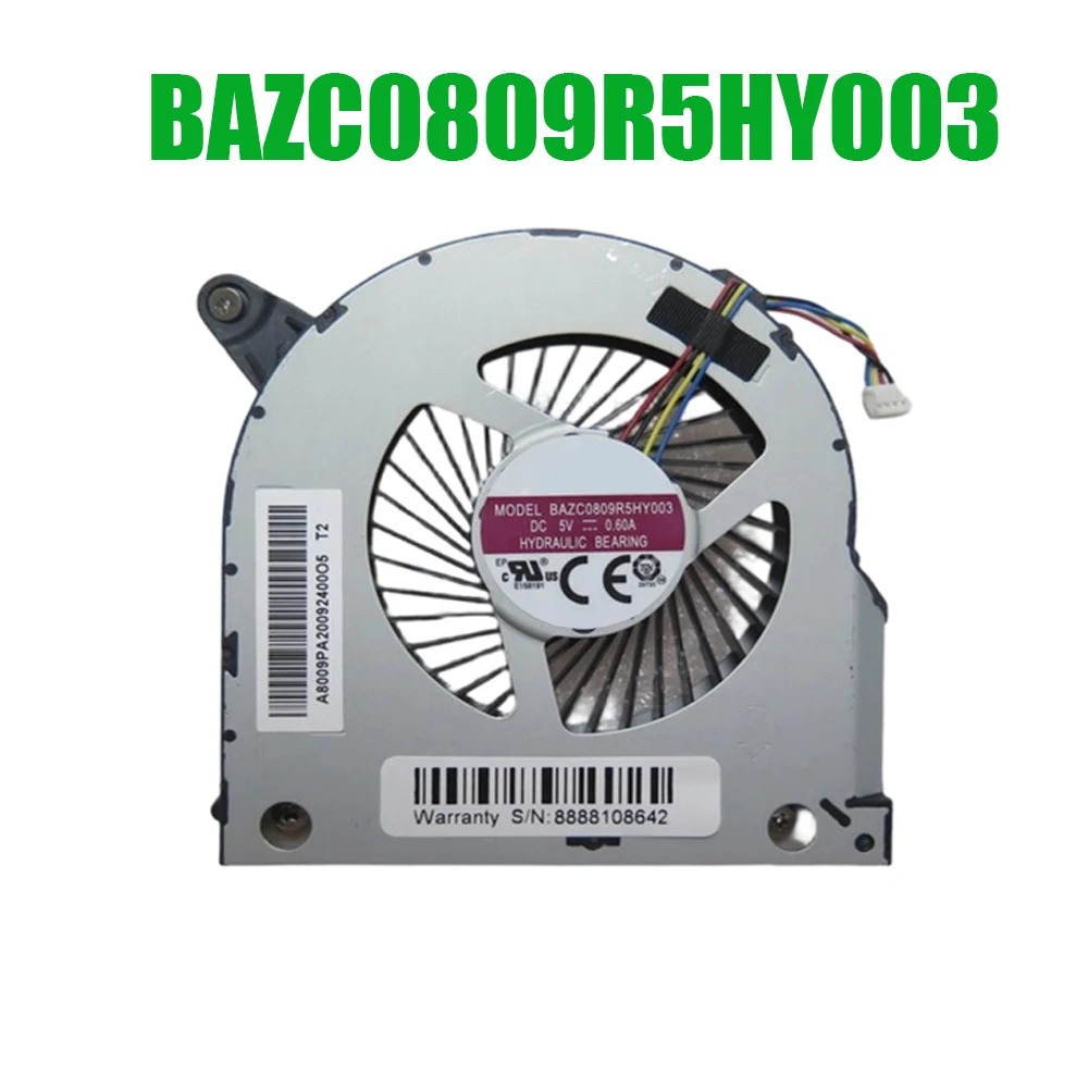 

CPU Fan BAZC0809R5HY003 DC5V 0.6A Compatible FB08009M05SPA-012 FB08009M05SPA