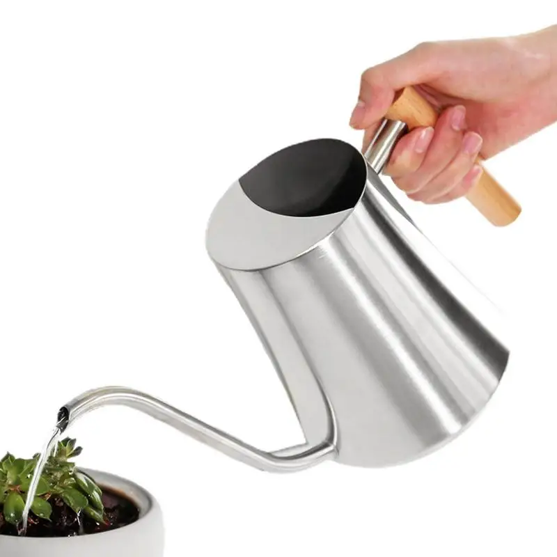 

Watering Can Indoor 1000ml Metal Portable Can With Long Spout Gardening Small Plants Watering Tool For Garden Indoor Succulents