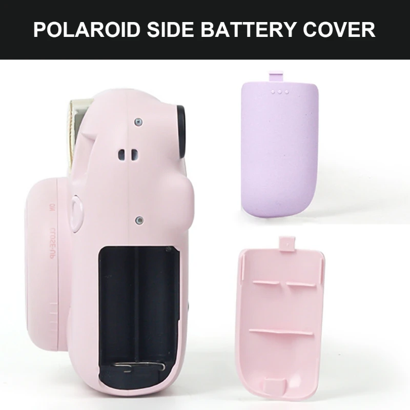 Penutup baterai ABS untuk Instax mini12 pelindung baterai kamera pengganti Sangat bagus topi baterai kerja bagian perbaikan