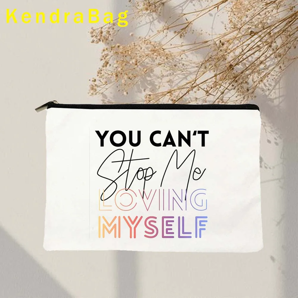 Cute Korean Food KPOP Art Lover Gifts Funny Jimin Meme Ins Heart Seoul Canvas Cosmetic Bags Makeup Bag Pencil Case Zipper Pouch