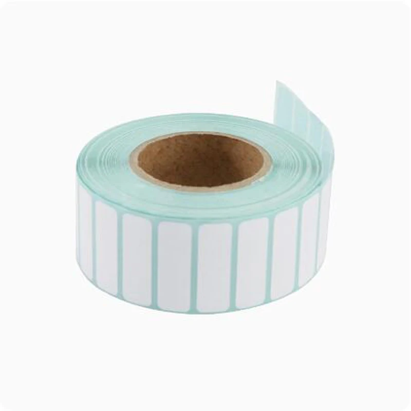 2000 Stücke/Rolle 30mm x 10mm Klebstoff Thermische Aufkleberpapier Supermarkt Preis Leere Label Direkt Druck wasserdicht – Detail 2