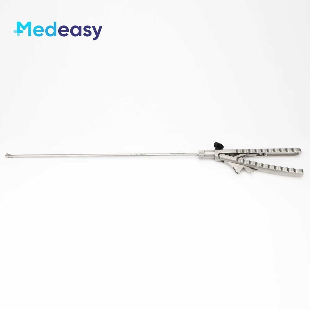 Laparoscopic J&J Type Needle Holder Forceps Straight/Curved/Automatic Resetting Jaw