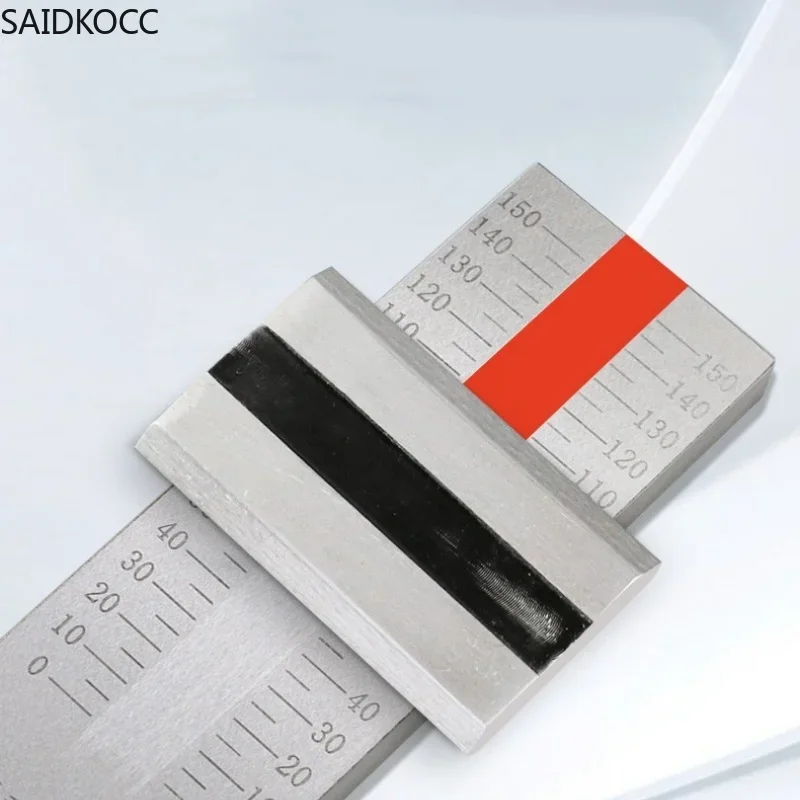 SAIDKOCC Single Slot Scraper Fineness Meter QXD Single Slot Fineness Plate 0-25/50/100 Coating Particles