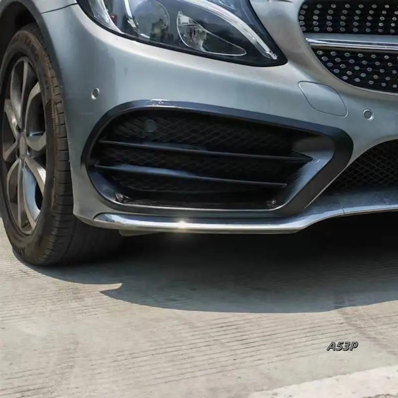 

Fit For Mercedes-Benz C-Class W205 2015-2018 Car Bumper Surrounds The Air Outlet Wind Knife Air Vent Cover