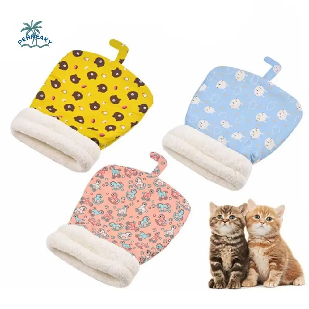 

Pet House Soft Cat Sleeping Bag Cartoon Warm Winter Pet Nest Pocket Type Comfortable Pet Snuggle Sack Indoor