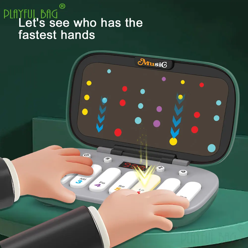 Elektroniczna Gra Logiczna Rytm Muzyki Maszyna Dziecięce Piano Dźwięk Montessori Mini Elektroniczna Klawiatura Zabawka Instrument Muzyczny Zabawki VG216