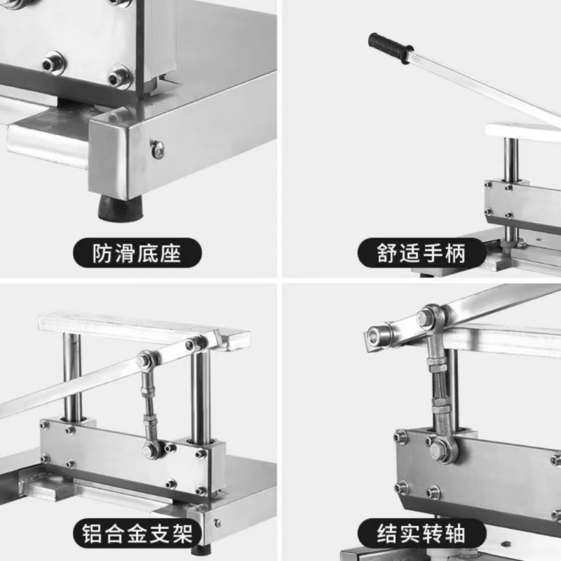 آلة قطع العظام التجارية دليل فرم خنزير Trotters المفروم المقصلة اللحوم المجمدة قطع العظام المفروم المنزل منشار العظام الصغيرة