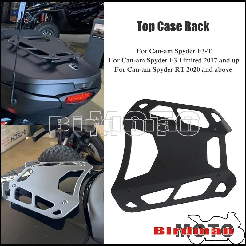 

Motorcycle Top Case Rack Luggage Carrier Baggage Rack Top Box Shelf Cargo Holder For Can-am Spyder F3 Limited 2017 and up F3-T