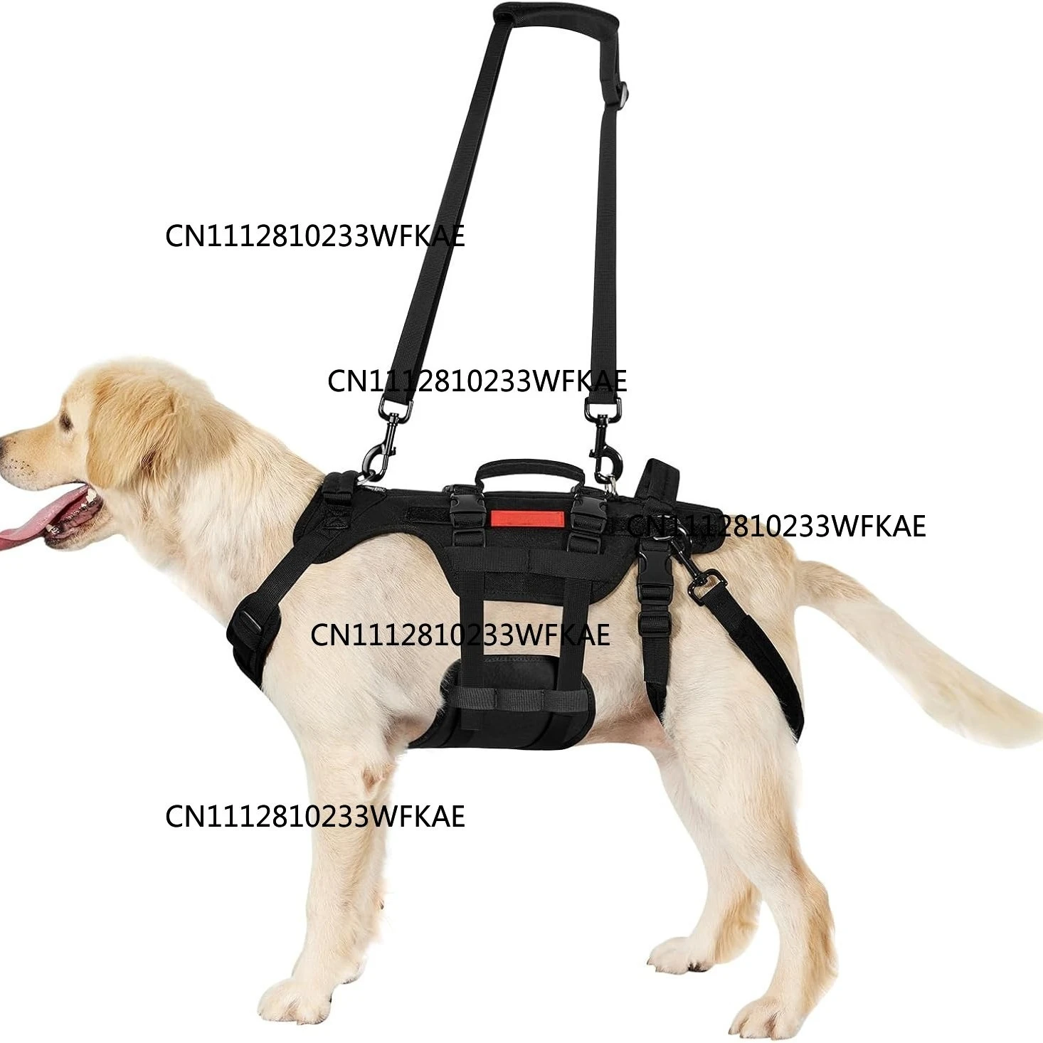 Pet chest strap Large dog anti-blast tactical vest Elderly disabled dog portable auxiliary belt