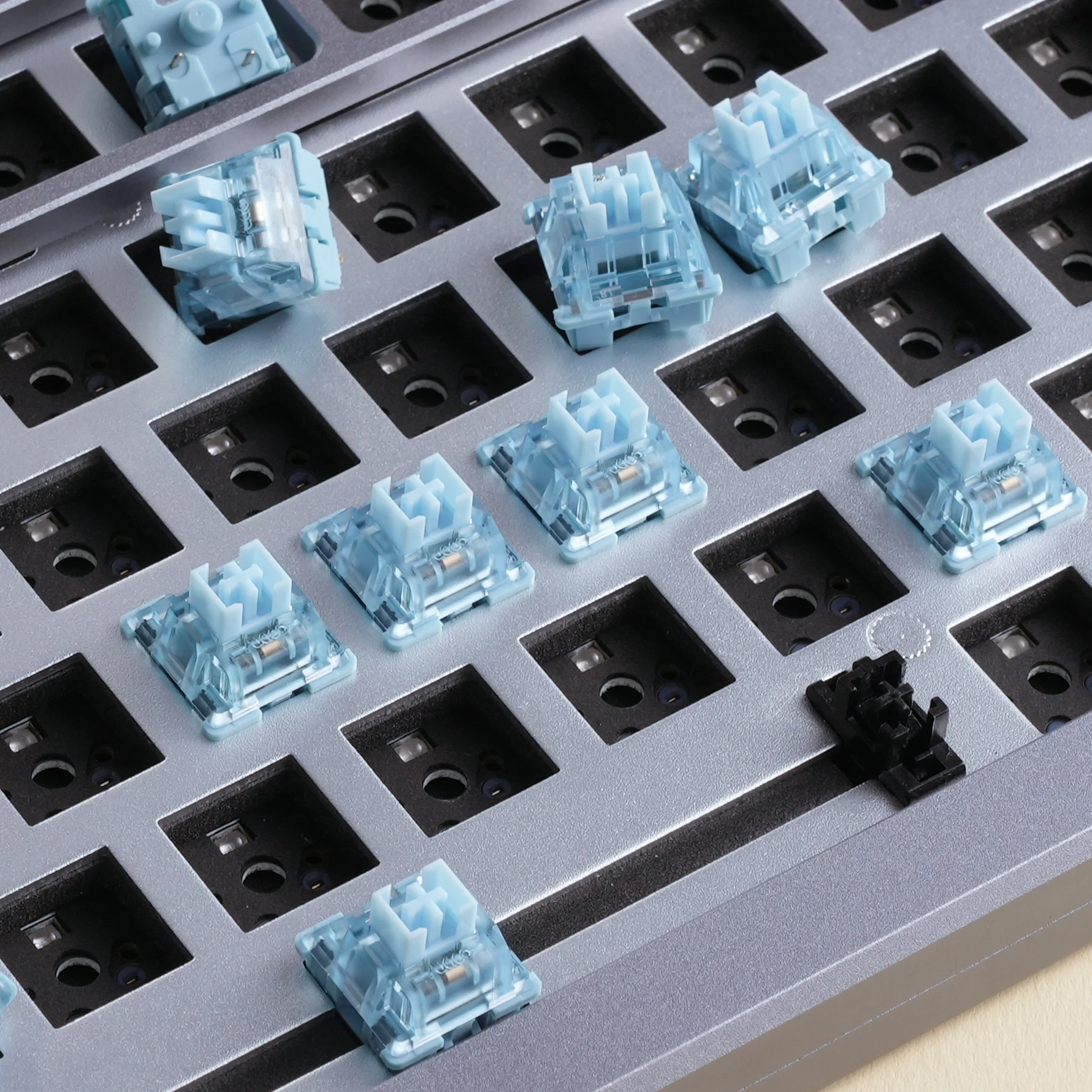 Akko V3 Pro Cream Blue Switch 5 Pin Tactile Switch With Dustproof Stem Compatible with MX Mechanical Keyboard for Gaming(45 pcs)