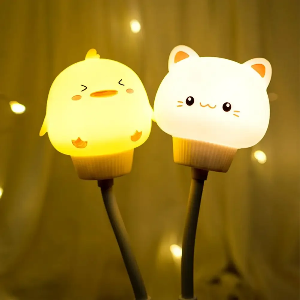 Xiaomi Led Night Light Usb Cute Cartoon Animal Nightlight Indoor Lighting Energy-Saving Child Bedroom Decor Lamp Holiday Gifts