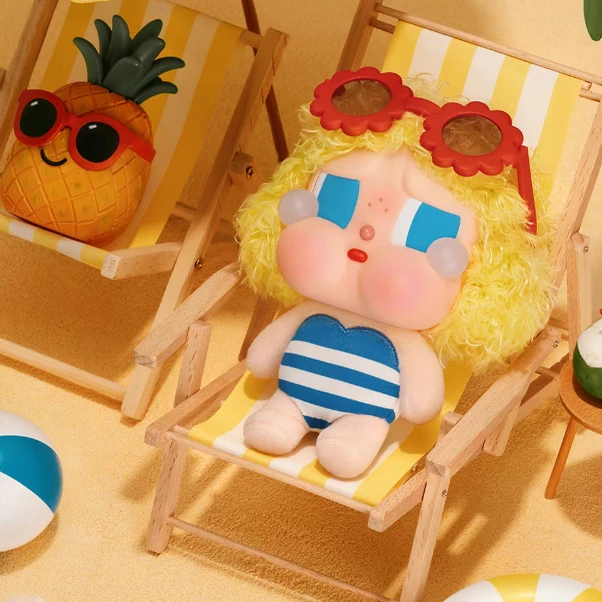 POP MART Crybaby Vacation Mode On Series Винил и слепая коробка — набор для серфинга и приключений