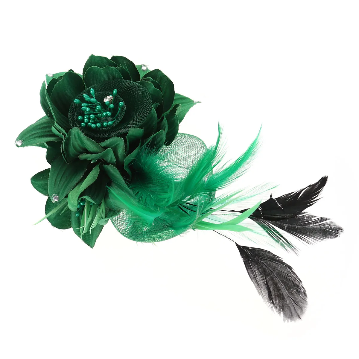 

Green Flower Hairpins Girls Headb Lady Hairb Bridal Accessories Women Hair ganzier Comfortable Lightweight Premium Material