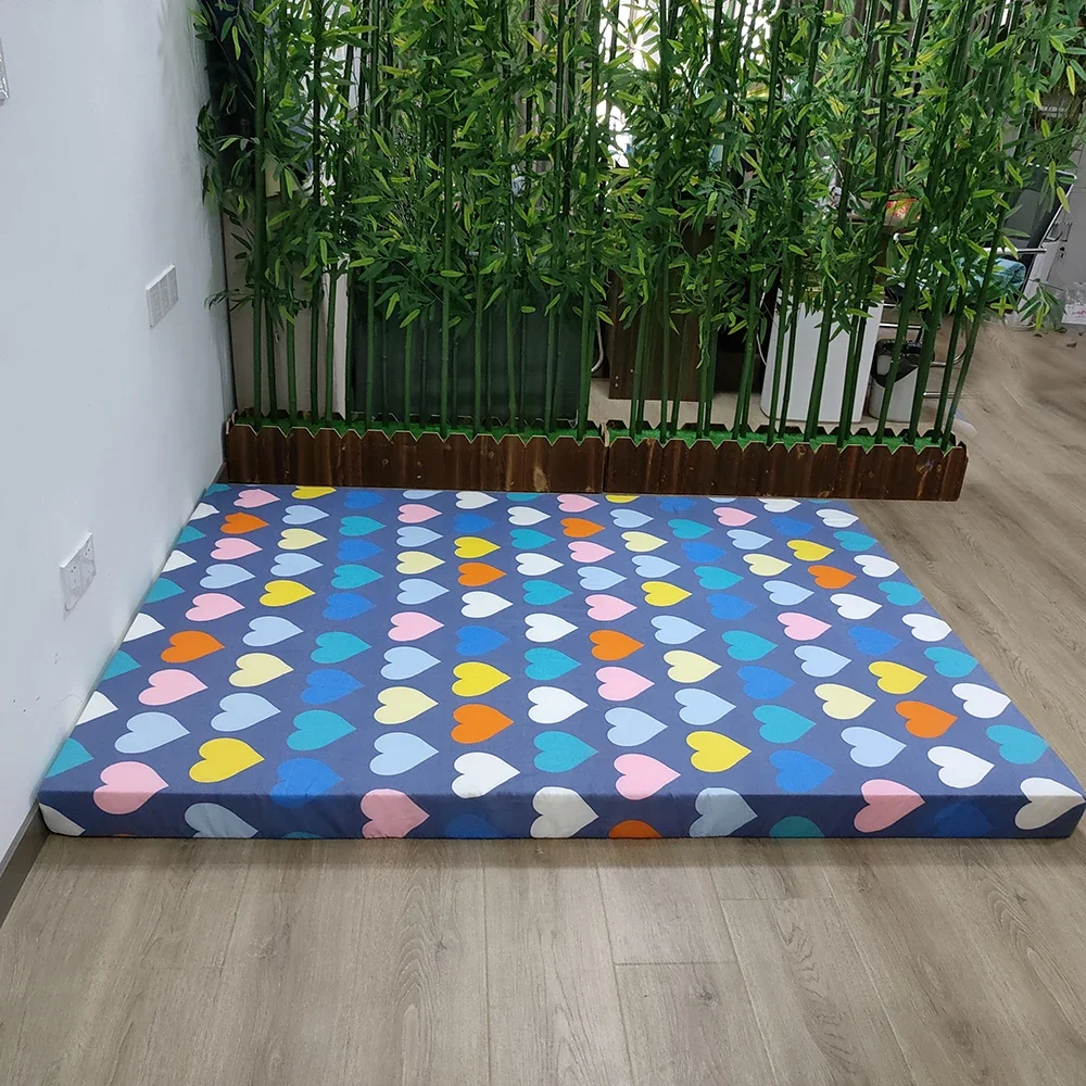 Factory hot sale cheap high density foam mattress custom size student thin foam mattress