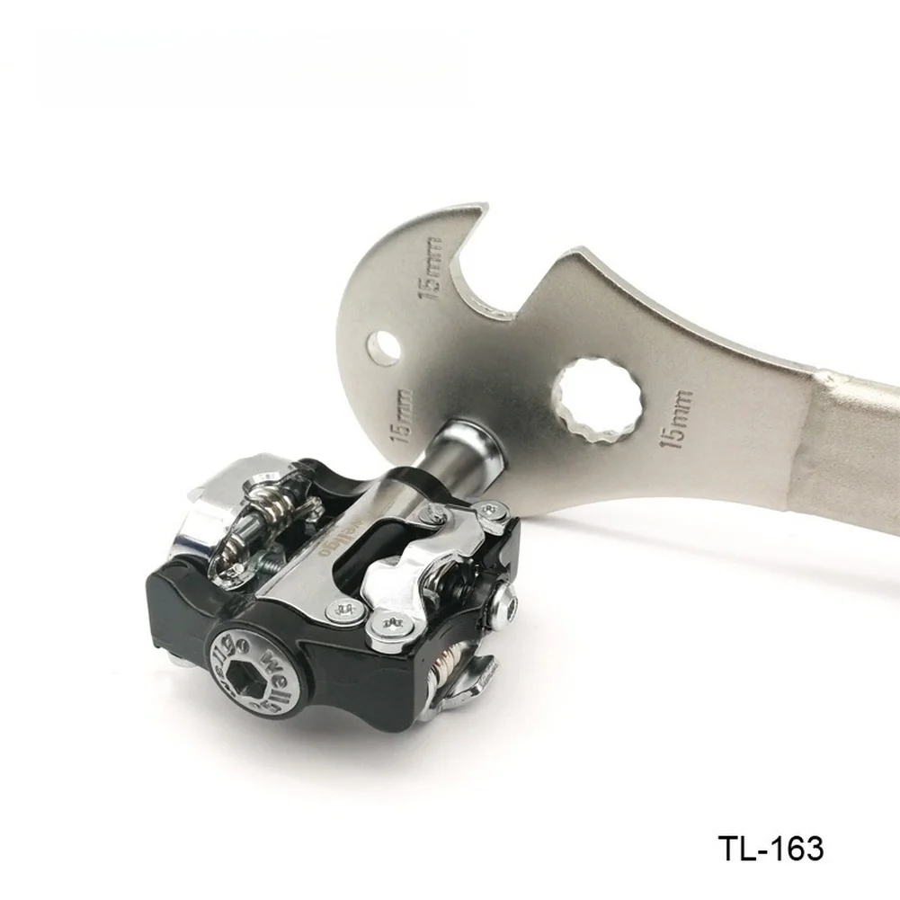 yc-163-合金鋼製フットオペレートレンチ、15mm自転車ペダル用、拡張ハンドル設計で力の利き方と制御性を向上