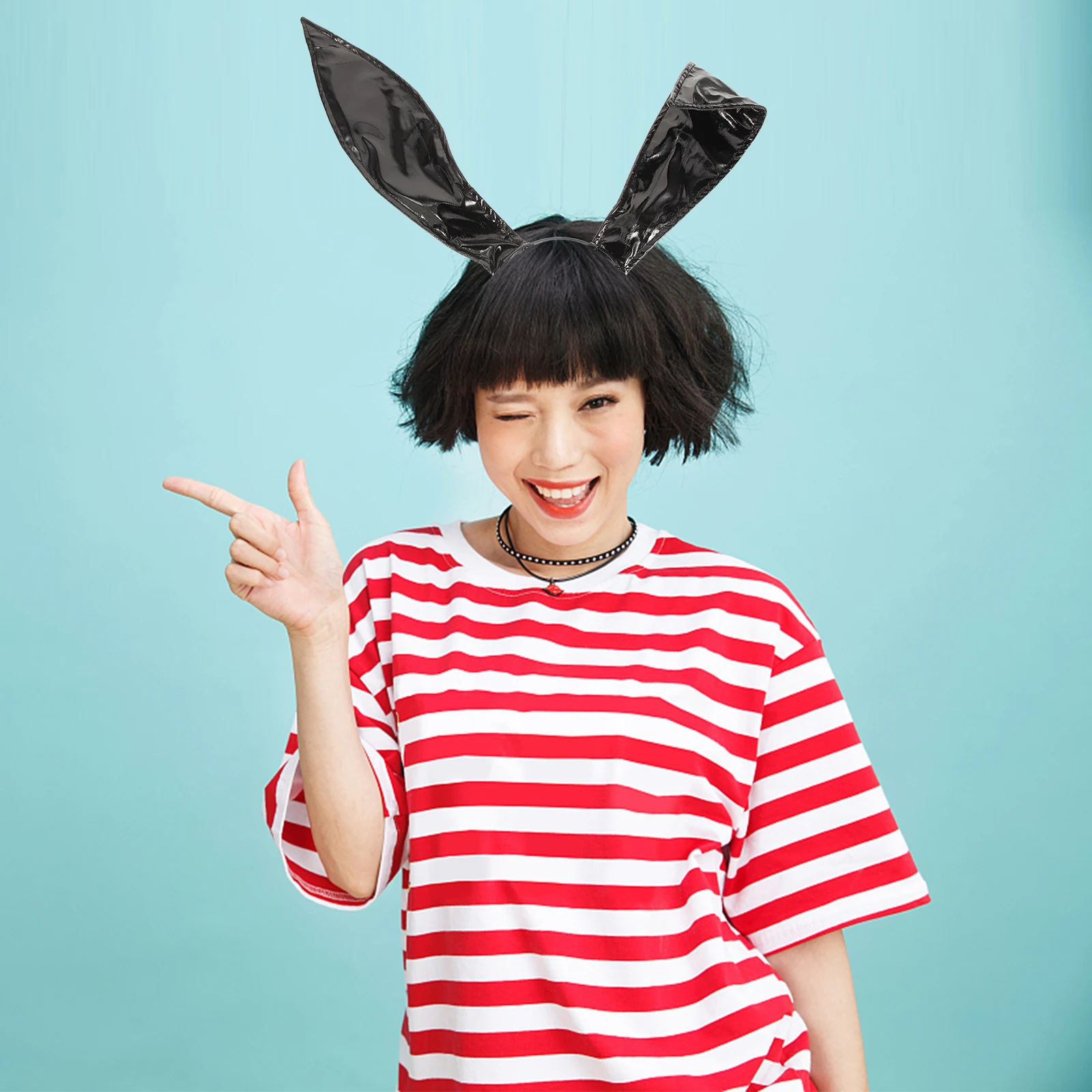 

Rabbit Ears Women Party Accessories Adult Halloween Cosplay Props Bunny Ears Cosplay Headb Easter Hair