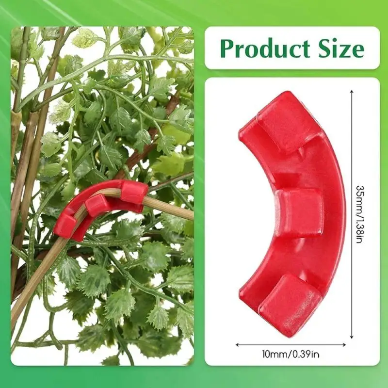 50pcs 90 Degree Plant Benders Trainer Growth Manipulation Tutors For Plants Clips Bending Twig Clamps Branche Accessories