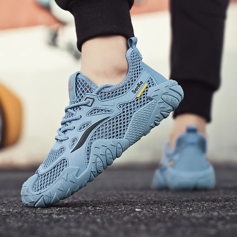 

2026 Summer Trendy Casual Sports Breathable Fashion Lightweight Men's Shoes Mesh Running Men's Shoes for Outwear