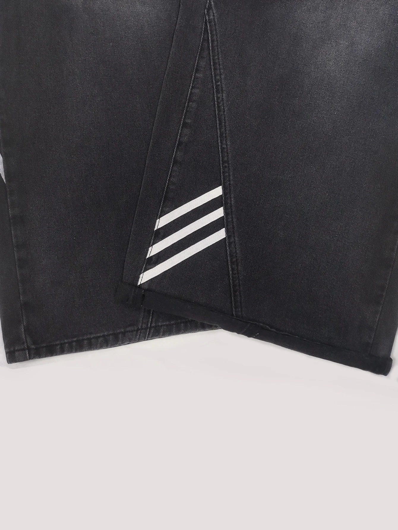 Jean noir grande taille pour femmes, vêtements de rue amples et à la mode, jean à jambes larges Y2K pour dames, simple et ample