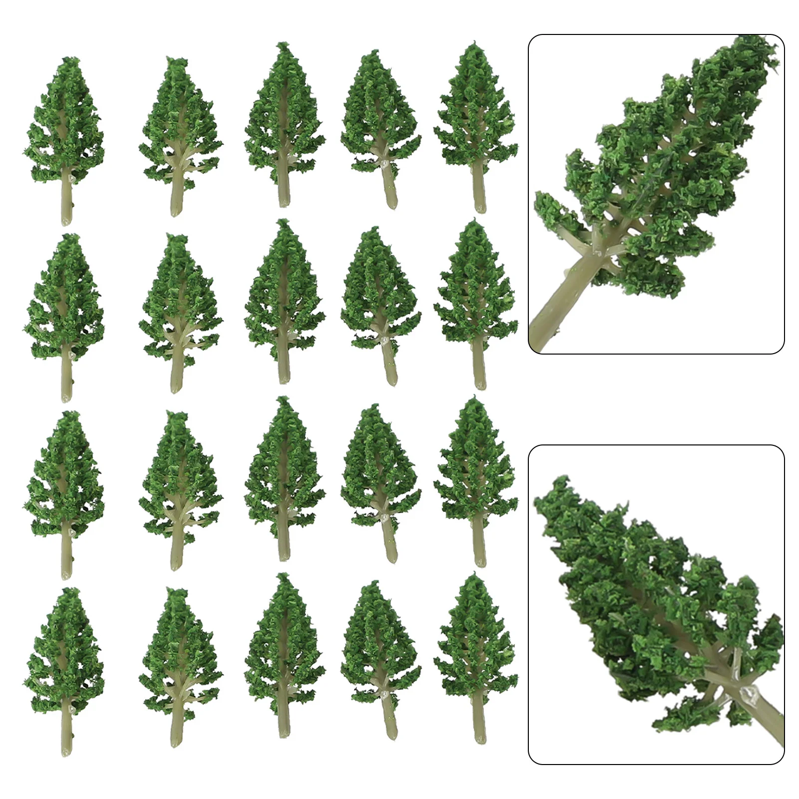 

20Pcs Model Trees Train Railway Diorama Scenery Layout 6cm Artificial Pine Trees Model Building Model Building Tool Sets